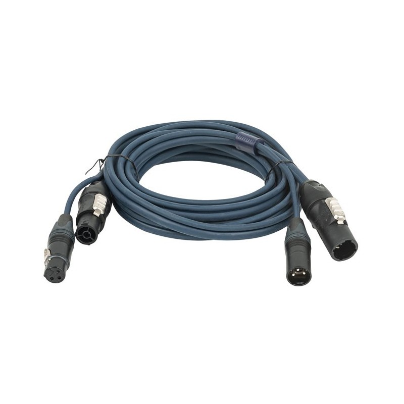 DAP FP136 FP-13 Hybrid Cable - powerCON TRUE1 & 3-pin XLR -  DMX / Power